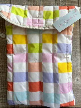 Calie Danielle Quilted Multi-color 13” Laptop Sleeve